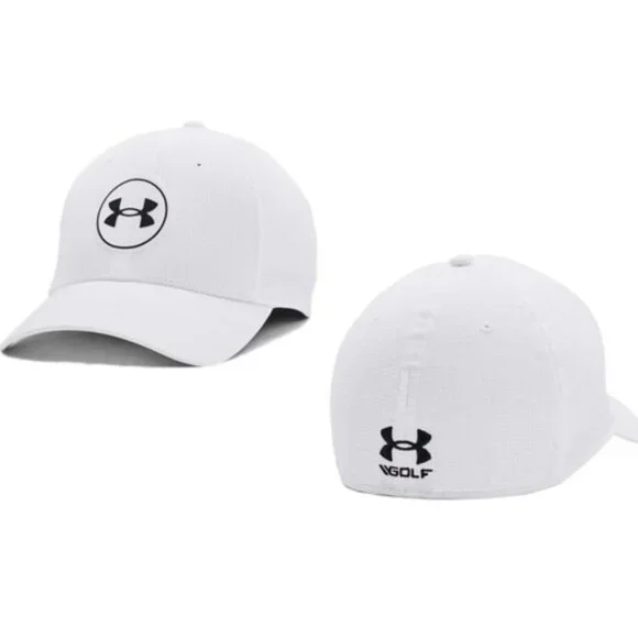 Under Armour Men’s UA Golf Hat Vented Cap (White) Size Large/Extra Large L/XL - Picture 1 of 8